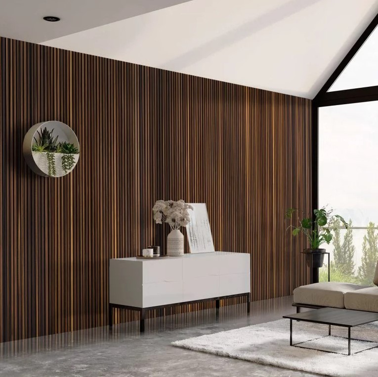 Logra una atmósfera lujosa con un panel acústico de diseño especial