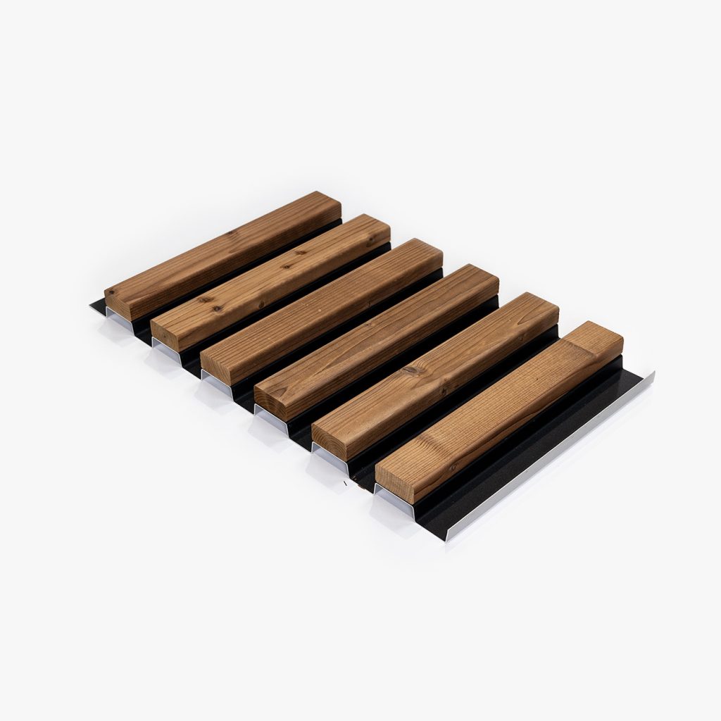 Imagen 1 de 2 en la galería Muestra AluWood marrón